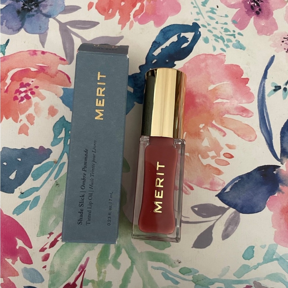 Merit tinted lip oil